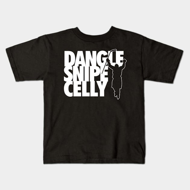 Hockey Dangle Snipe Celly Kids T-Shirt by YourLuckyTee